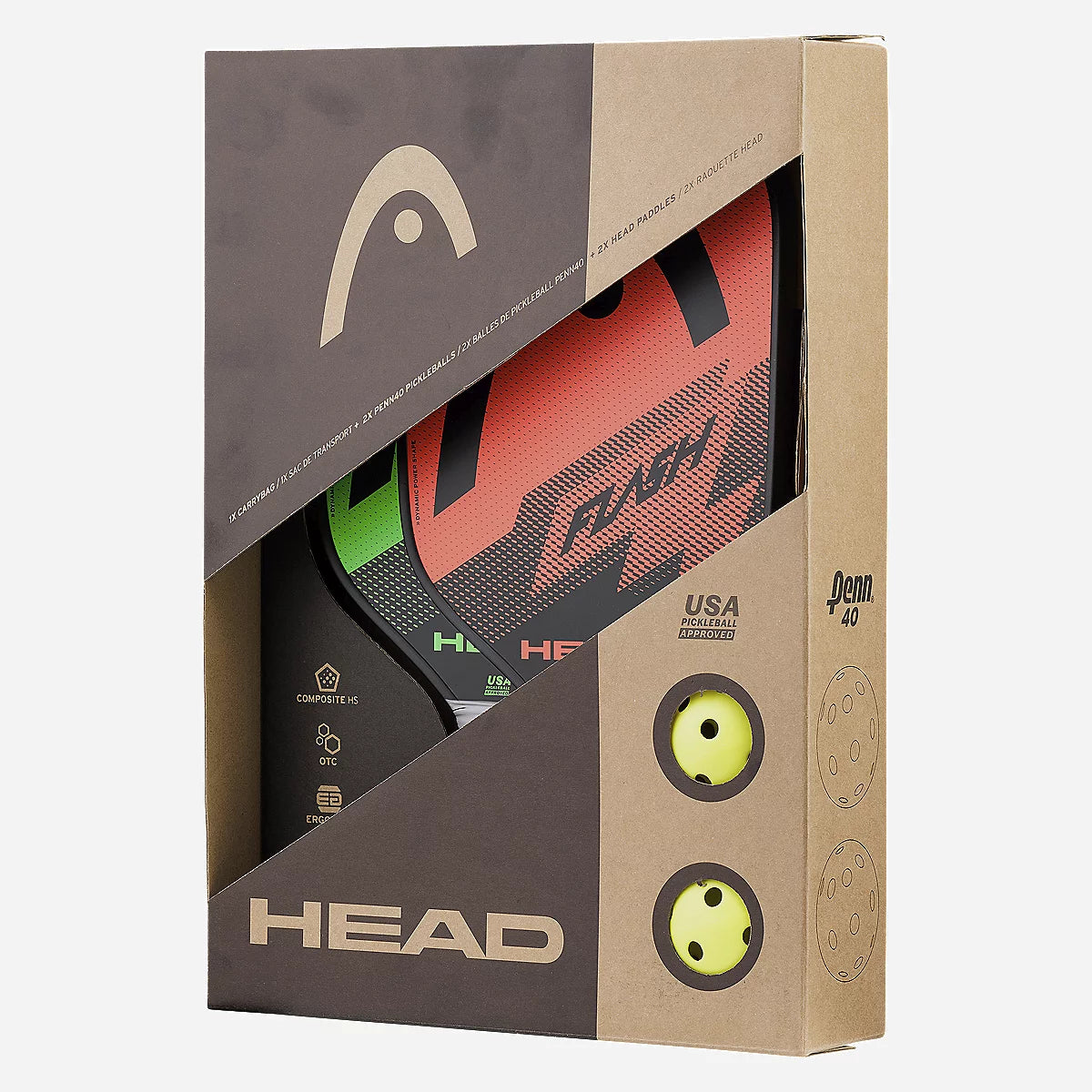 PACK FLASH HEAD PICKLEBALL