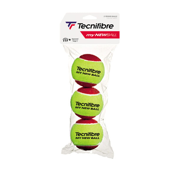 TECNIFIBRE MY NEW BALL - SACHET DE 3 BALLES