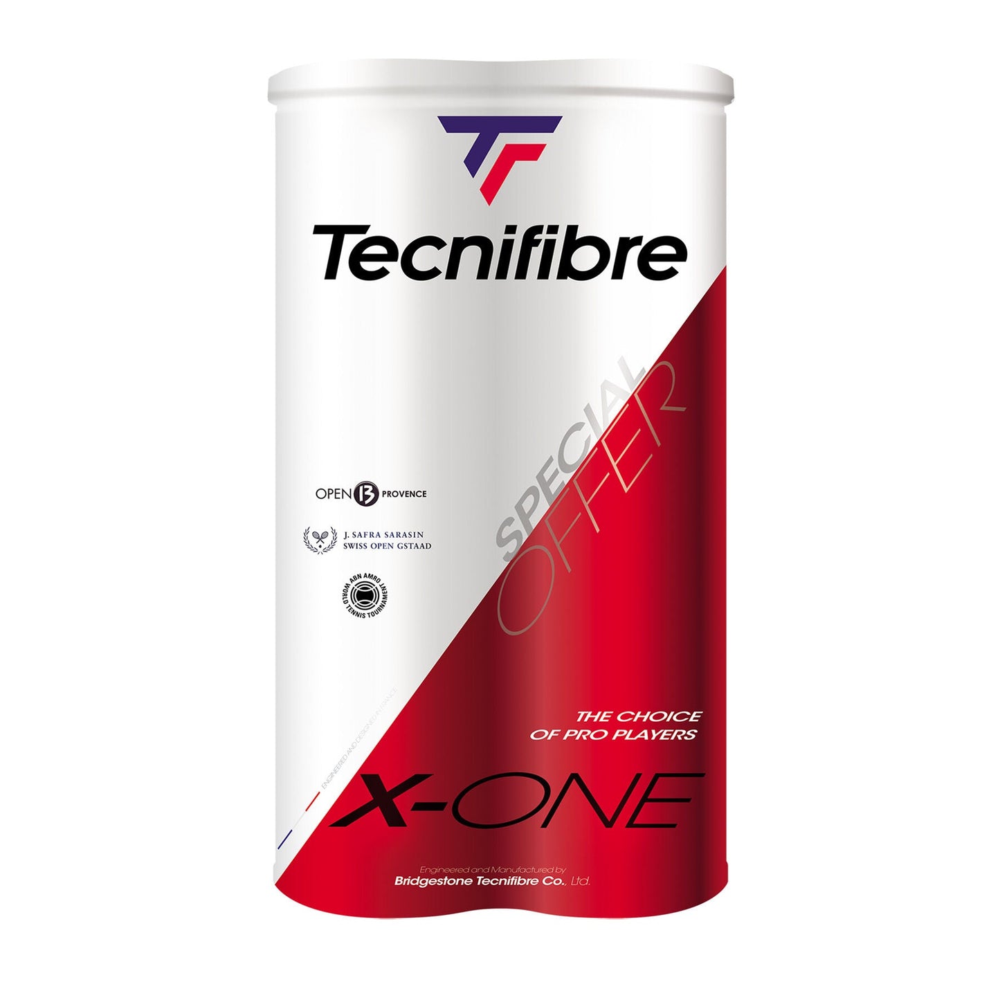 TECNIFIBRE X-ONE - BIPACK DE 4 BALLES