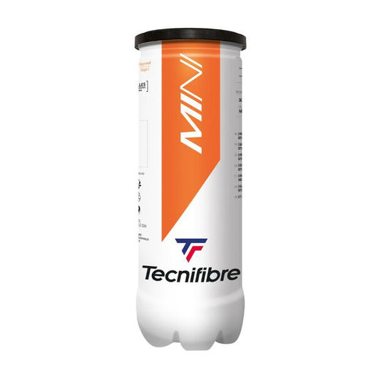 TECNIFIBRE TUBE DE 3 BALLES DE TENNIS PÉDAGOGIQUE MINI-TENNIS