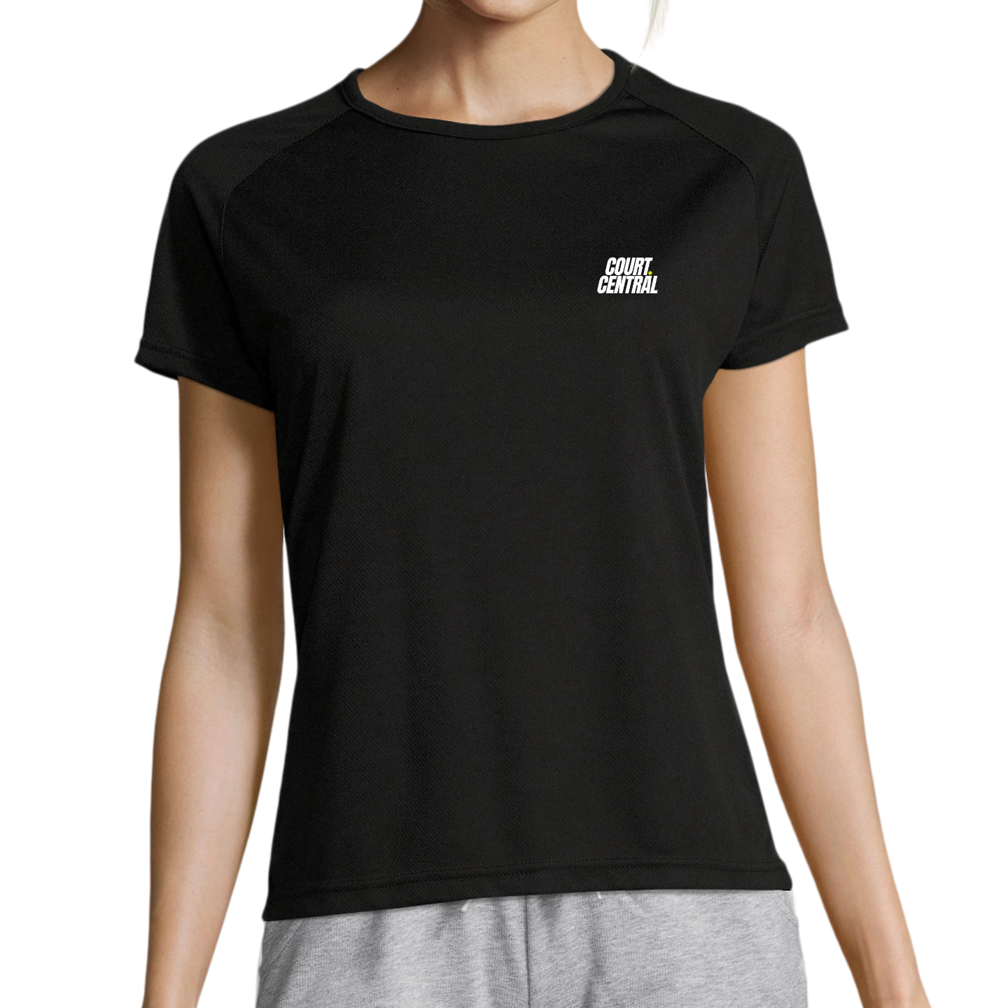 T-SHIRT SPORT COURT CENTRAL - Femme