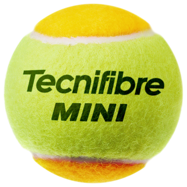 TECNIFIBRE TUBE DE 3 BALLES DE TENNIS PÉDAGOGIQUE MINI-TENNIS