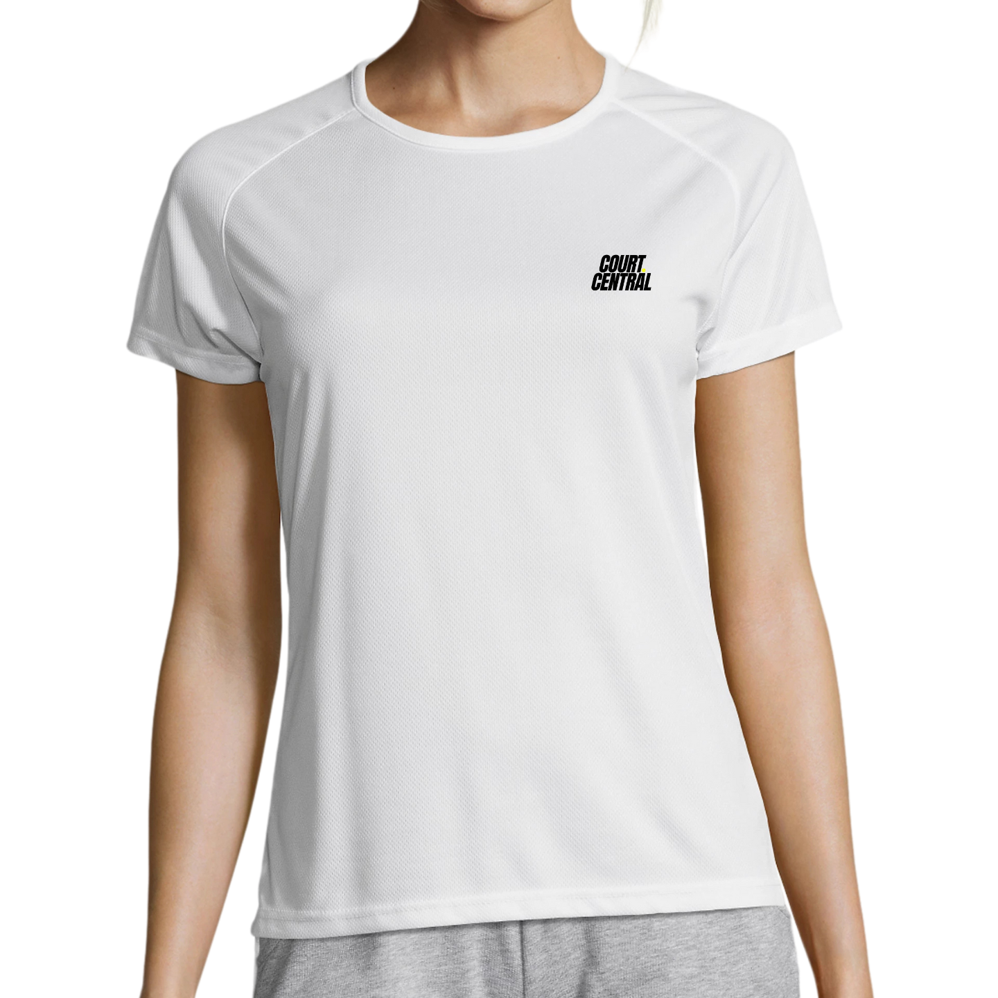 T-SHIRT SPORT COURT CENTRAL - Femme